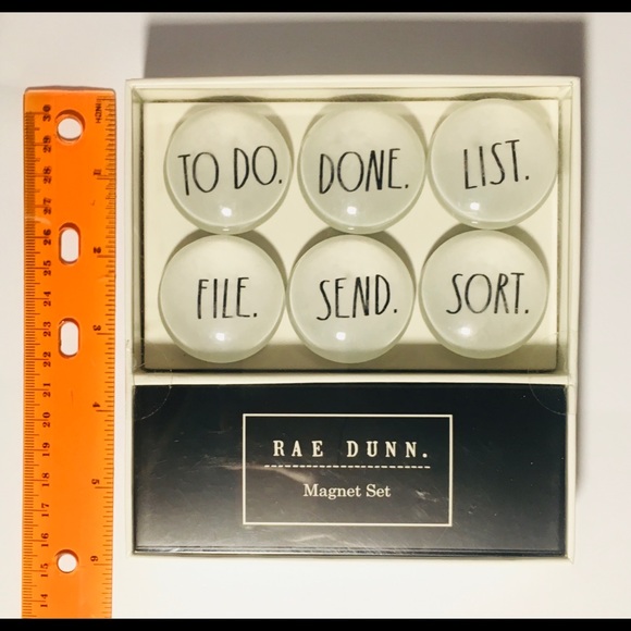 Rae Dunn glass dome magnets. - Picture 3 of 5